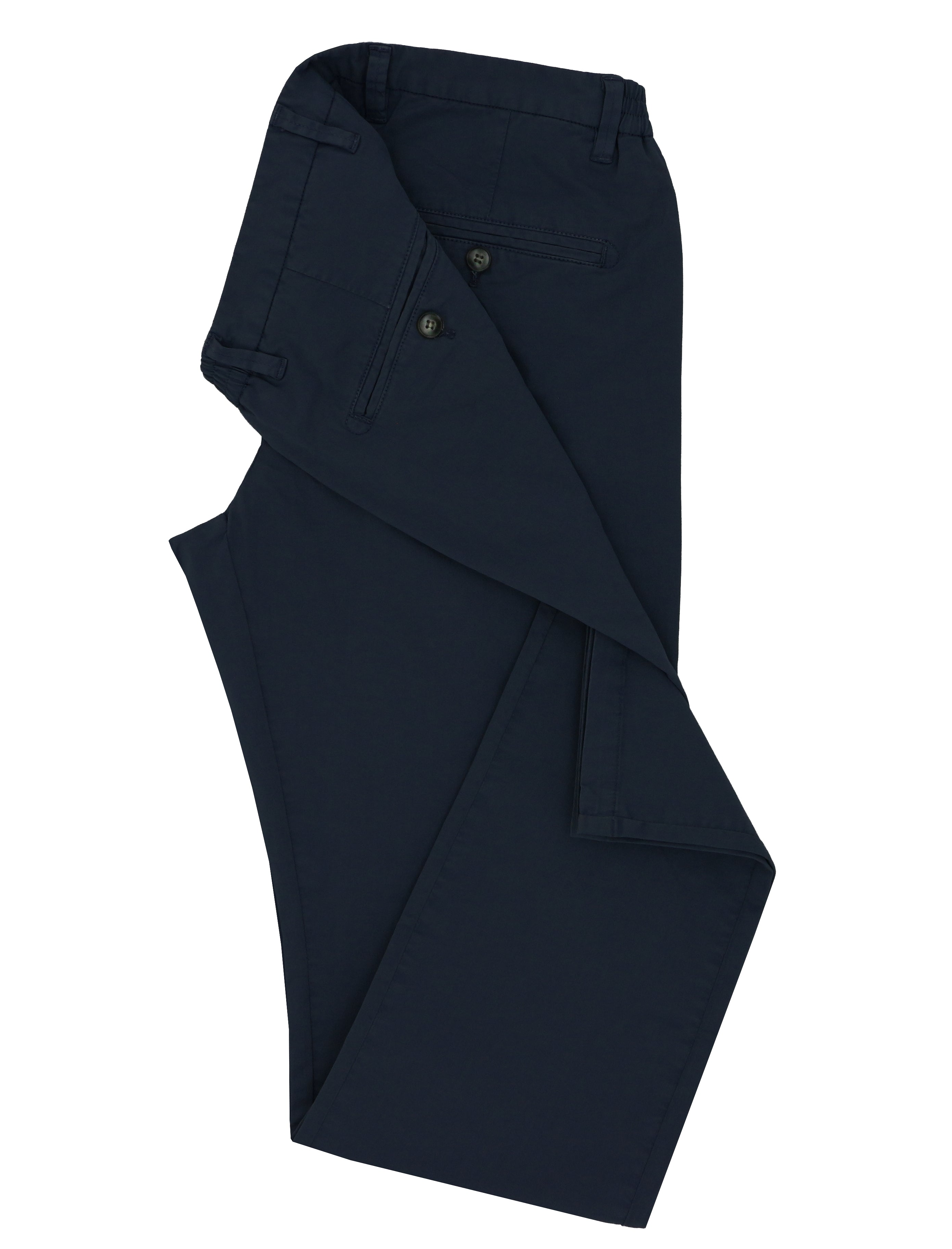 Jude Navy Cotton Stretch Chino