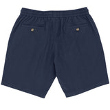 Max Navy Cotton Drawstring Shorts