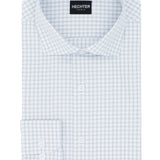 Jacque Blue Fine Check Cotton Business Shirt