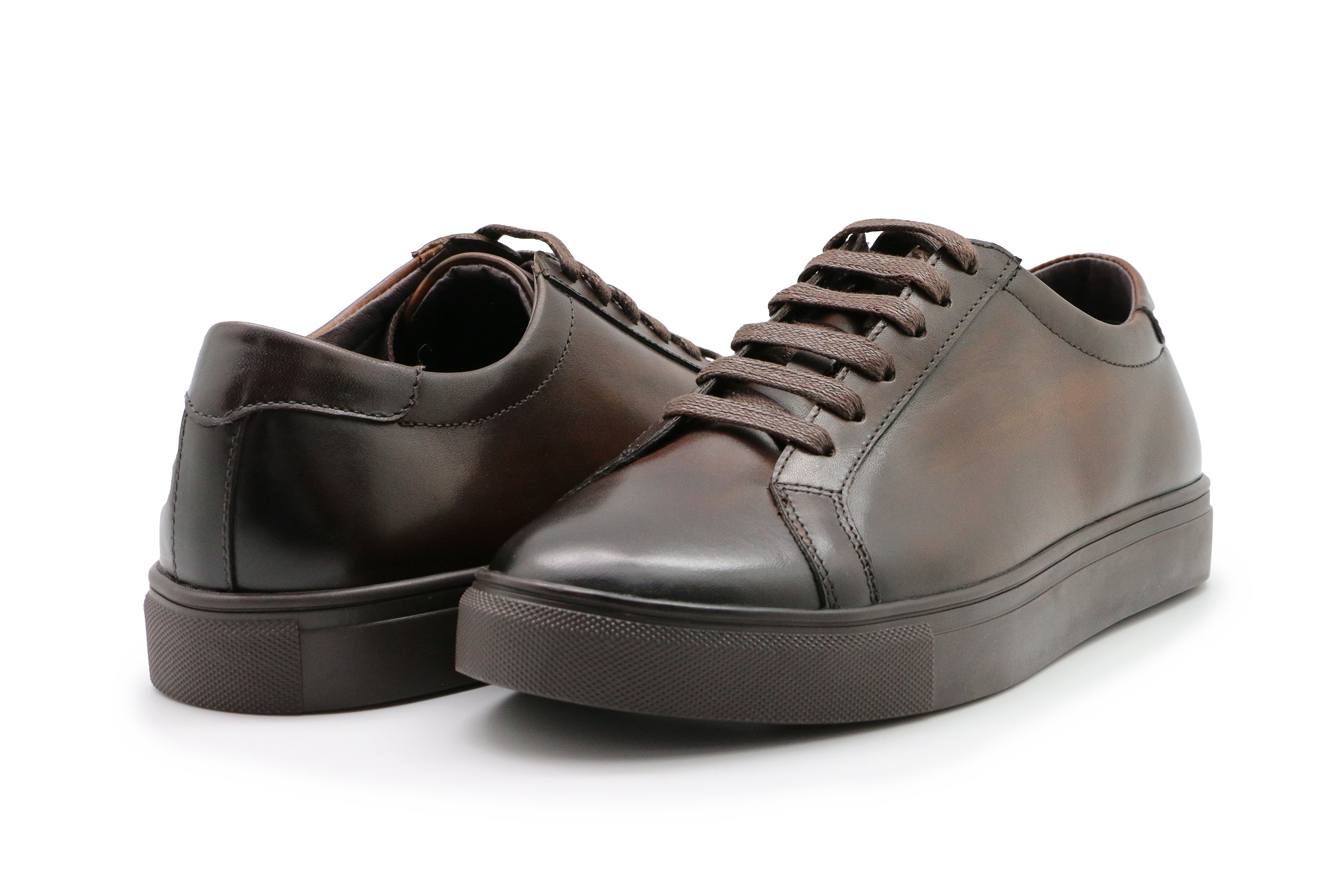Sebastian Chocolate Leather Sneaker