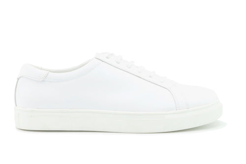 Sebastian White Leather Sneaker