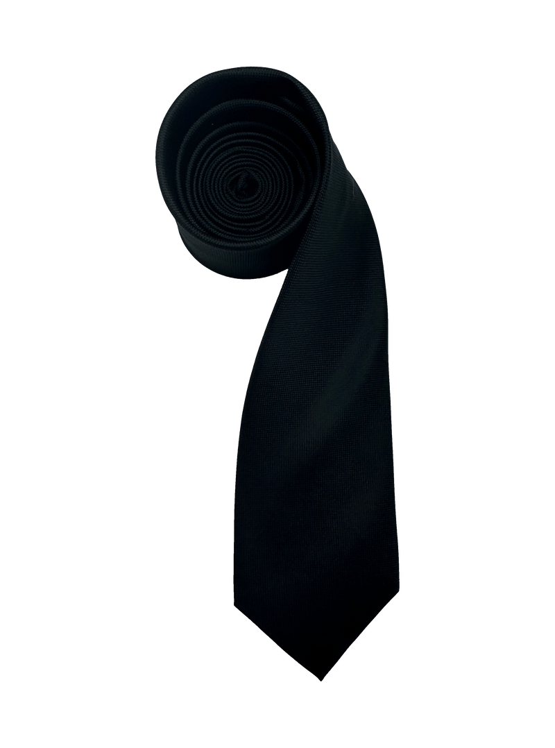 Black Silk Tie