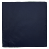 French Navy Textured Silk Pocket Square