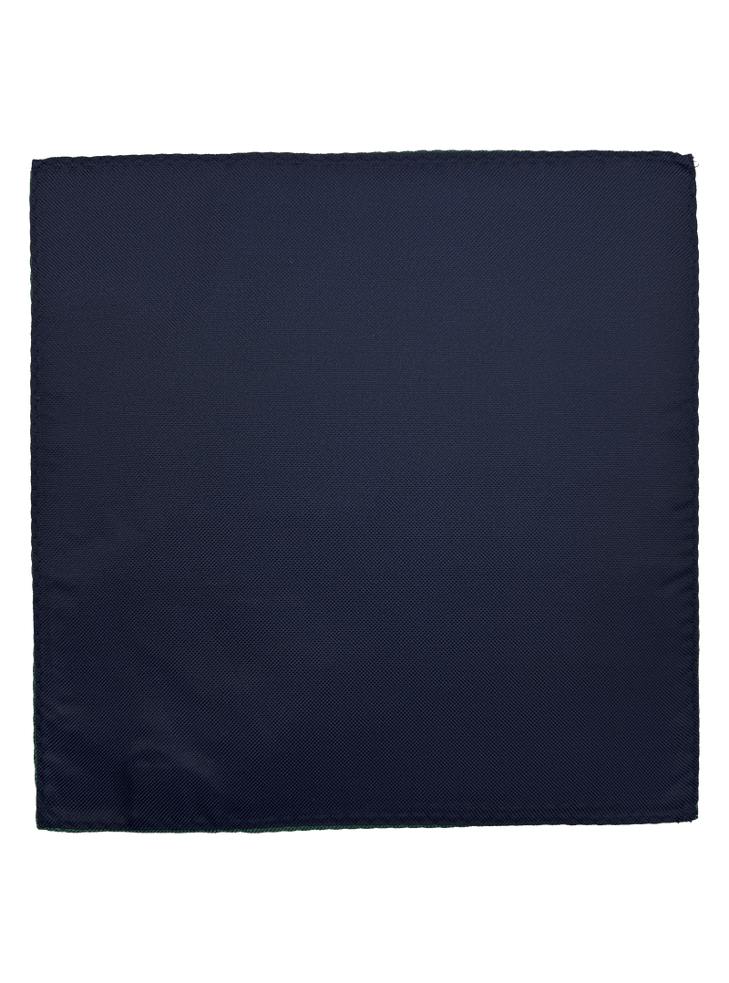 Navy Silk Pocket Square