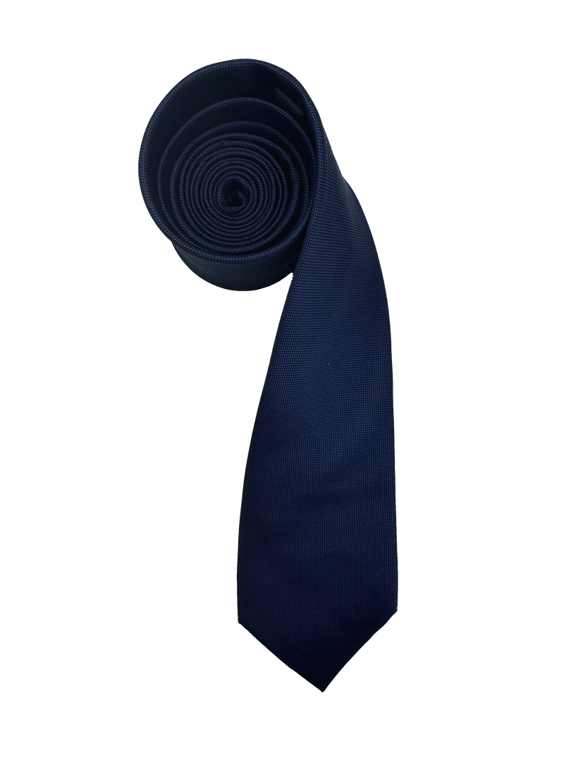 Navy Silk Tie