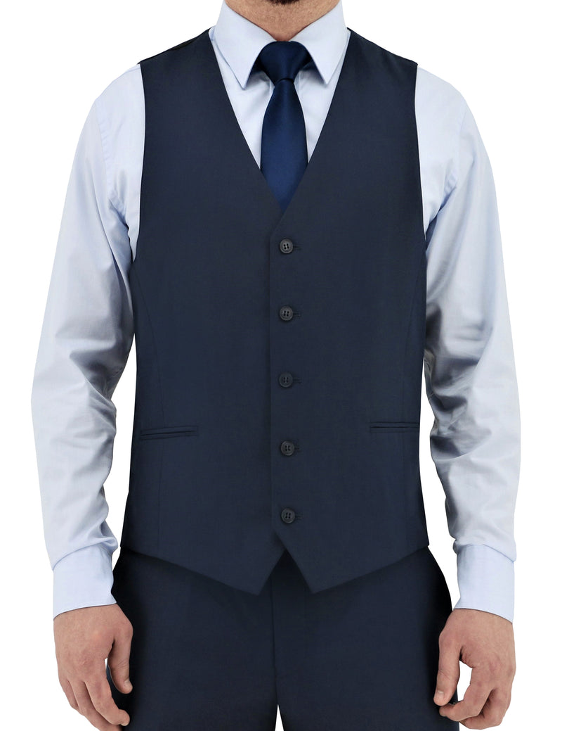 Ryan Navy Waistcoat