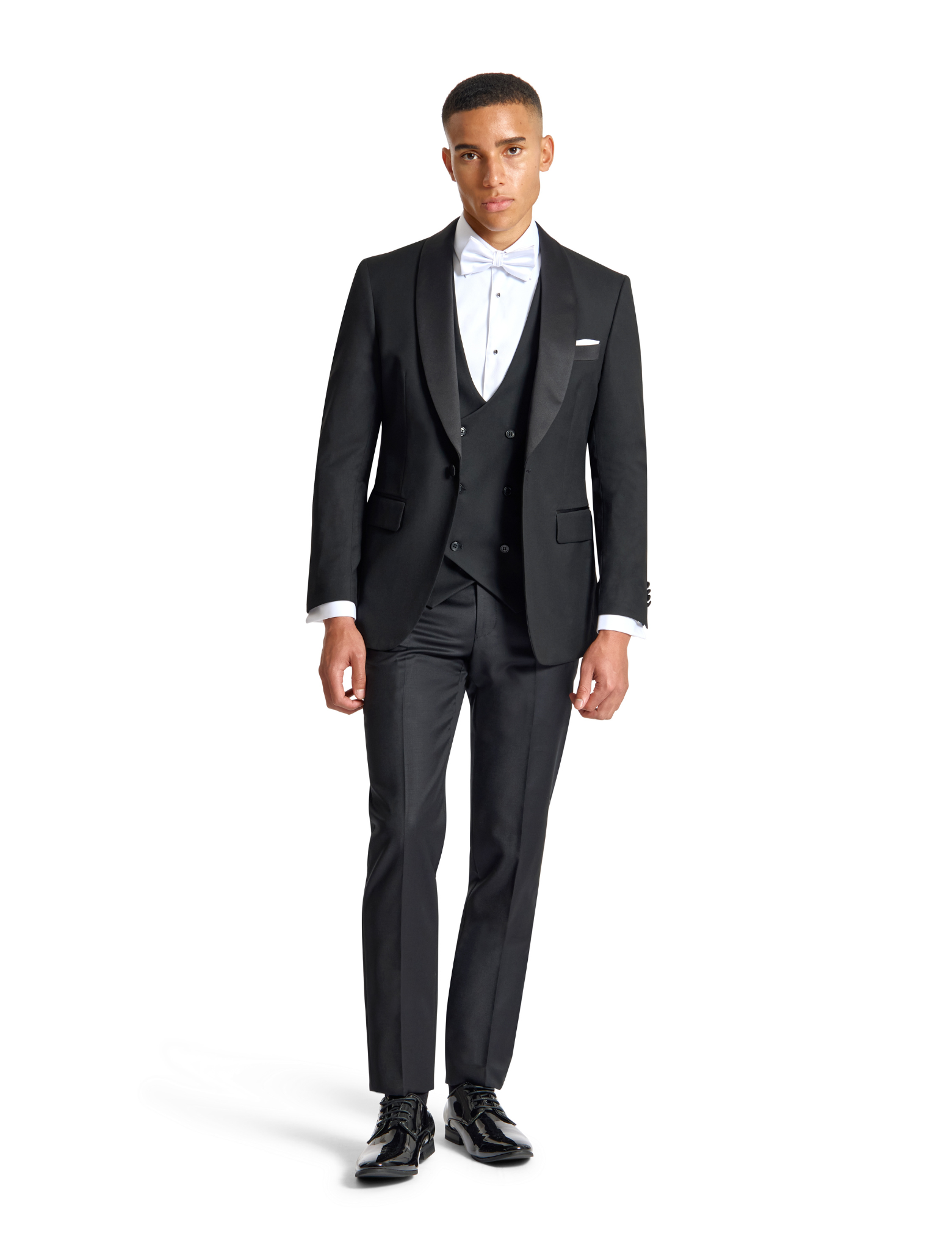 Charles 5ZS Black Shawl Lapel Comfort Stretch Dinner Jacket