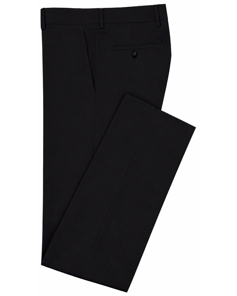 Edward 112 Black Wool Trouser