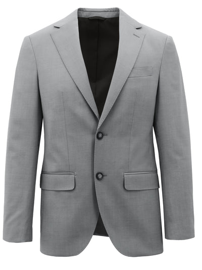 Lazio 112 Grey Wool Stretch Suit Jacket