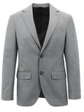 Lazio 112 Grey Wool Suit Jacket