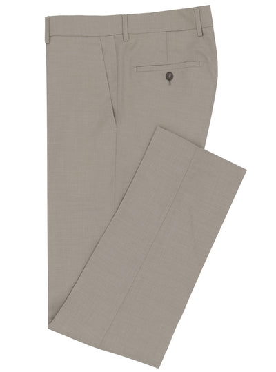 Edward 112 Beige Wool Stretch Suit Trouser
