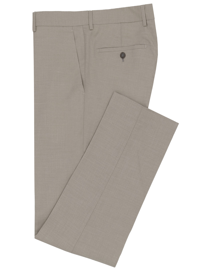 Edward 112 Mushroom Wool Trouser