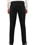 Duntroon 106 Black Satin Stripe Side Tab Trouser