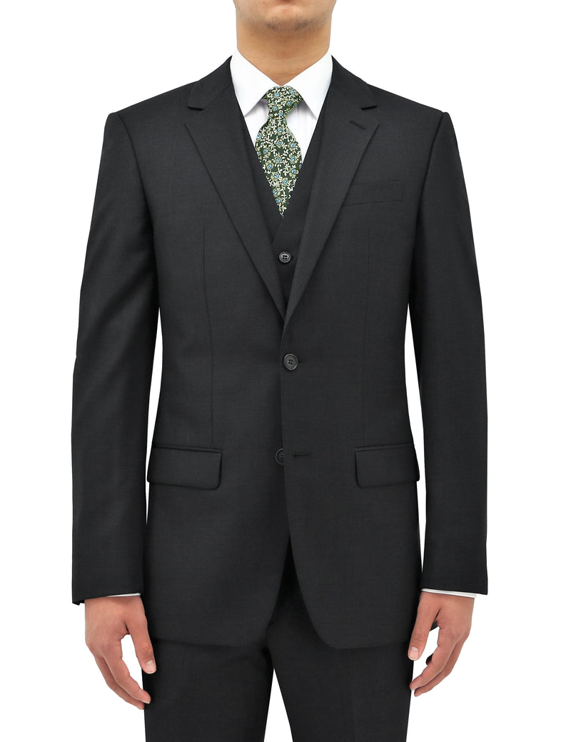 Shape 106 Charcoal Australian Merino Wool Suit Jacket