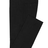 Edward 111 Black Self Check Wool Stretch Suit Trouser