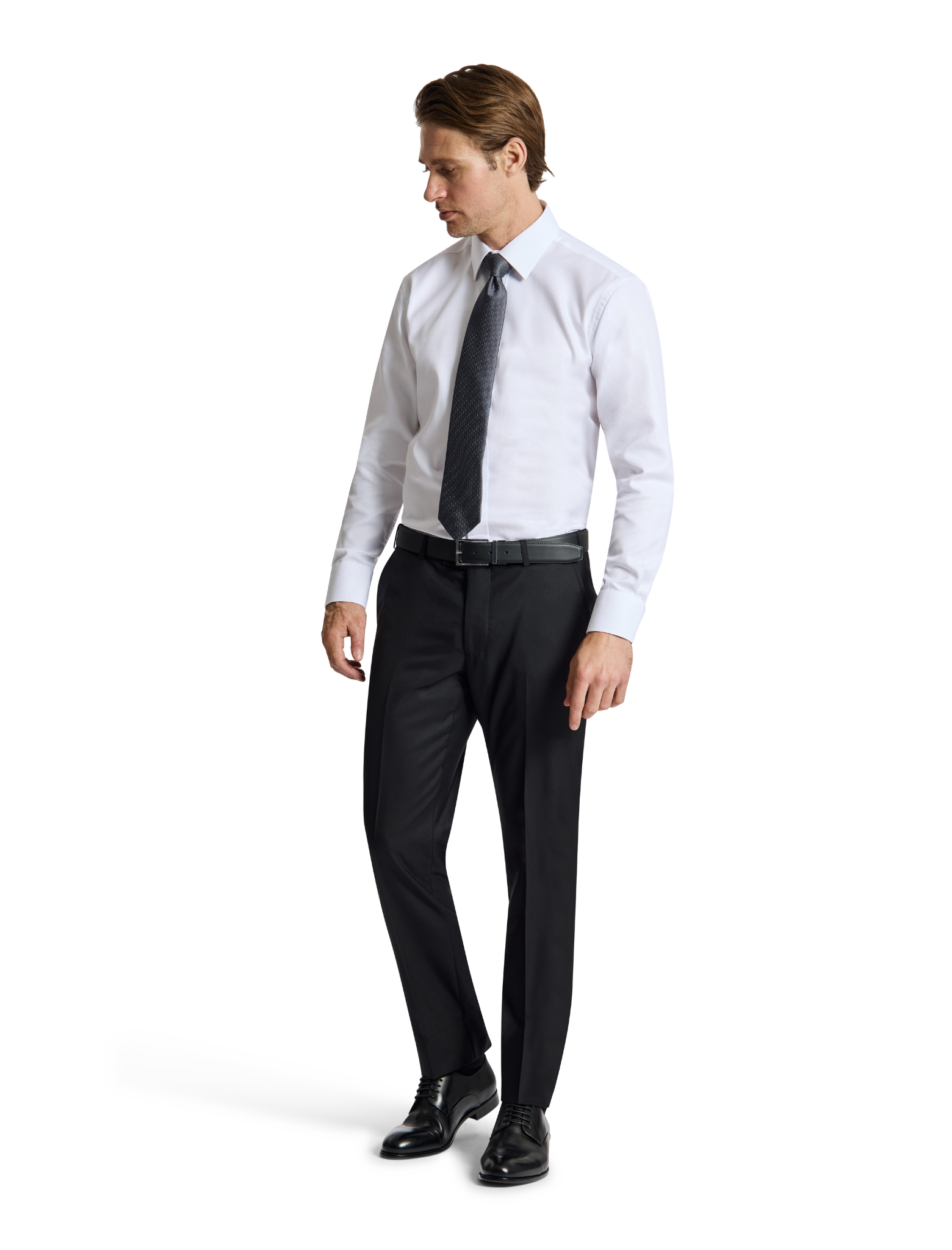 Edward 113 Black Super 150 Wool Suit Trouser