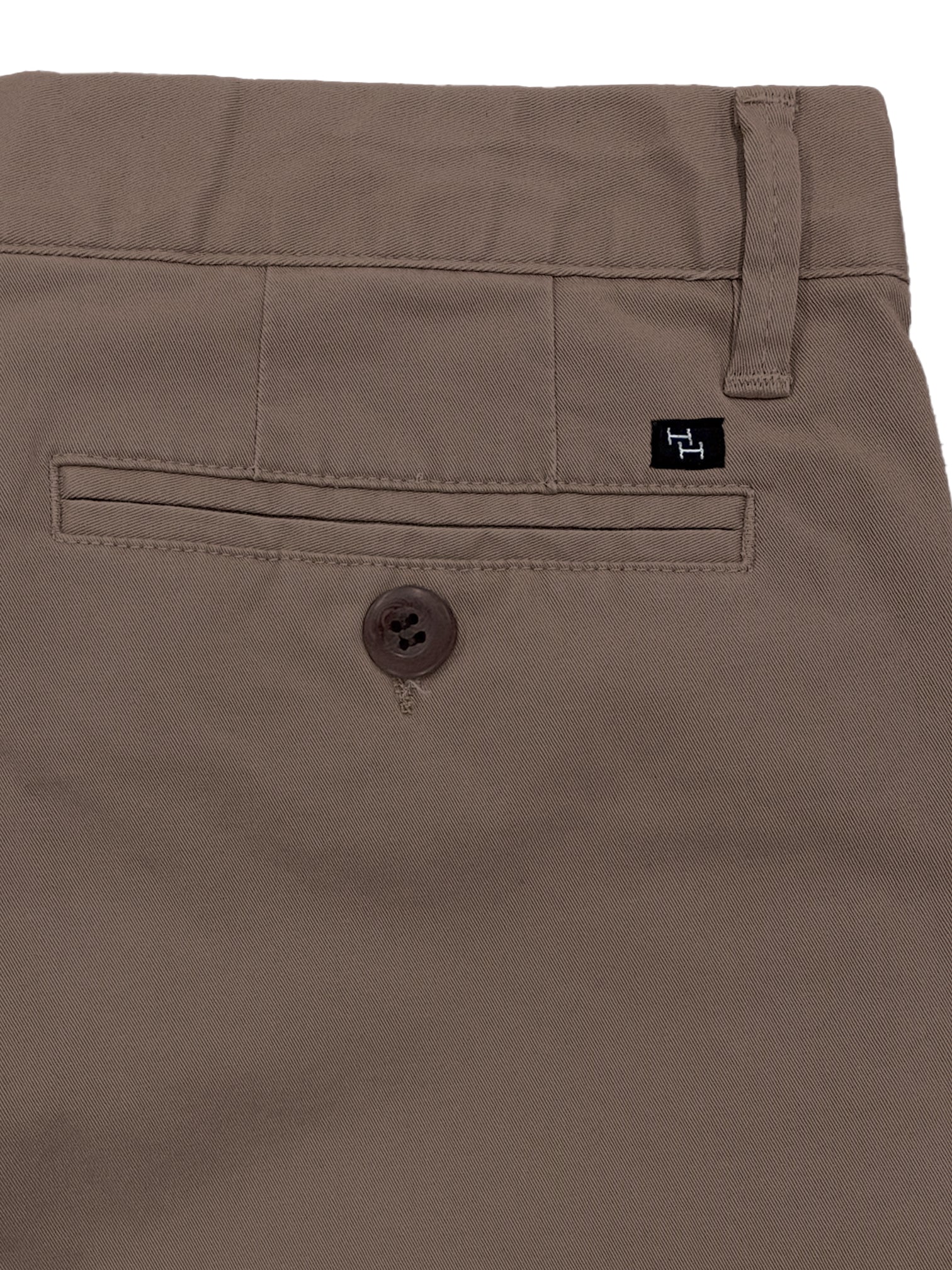Brunswick 120 Tobacco Cotton Stretch Chino