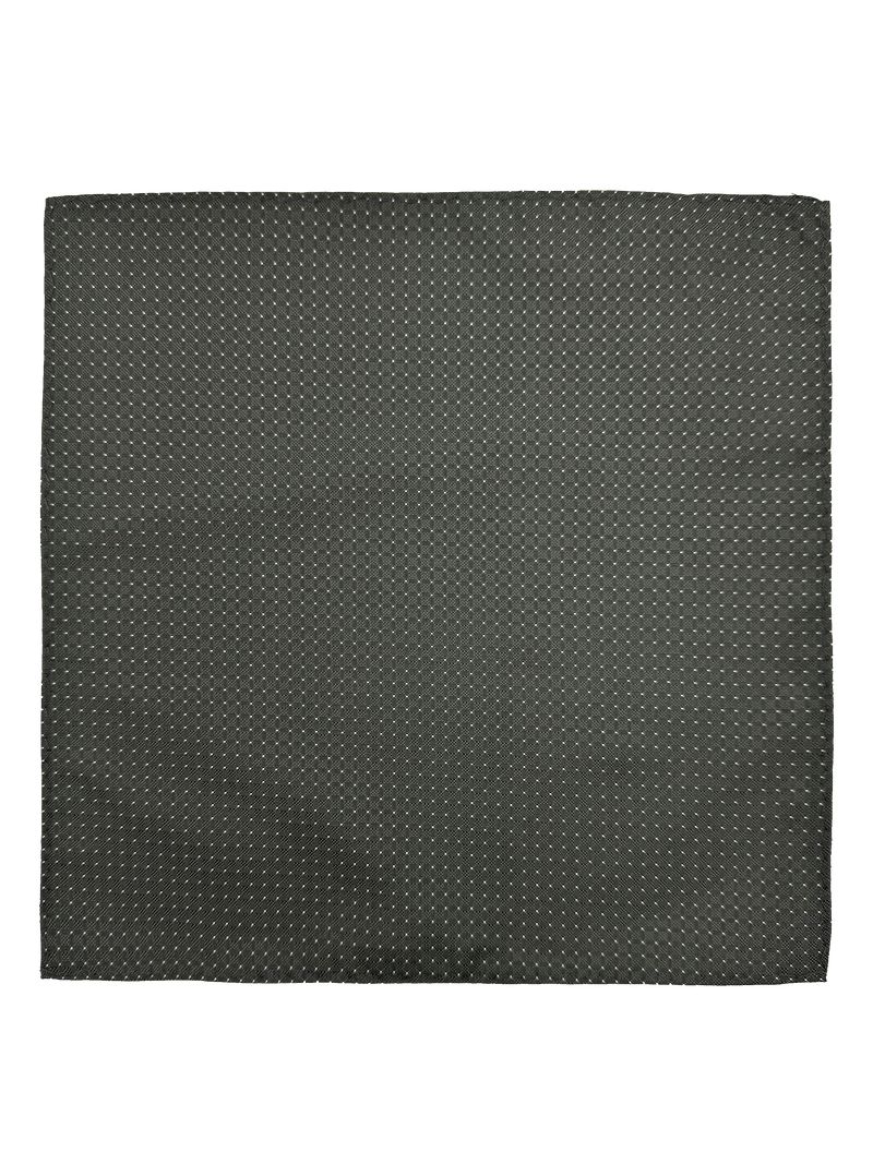 Charcoal Dotted Pocket Square