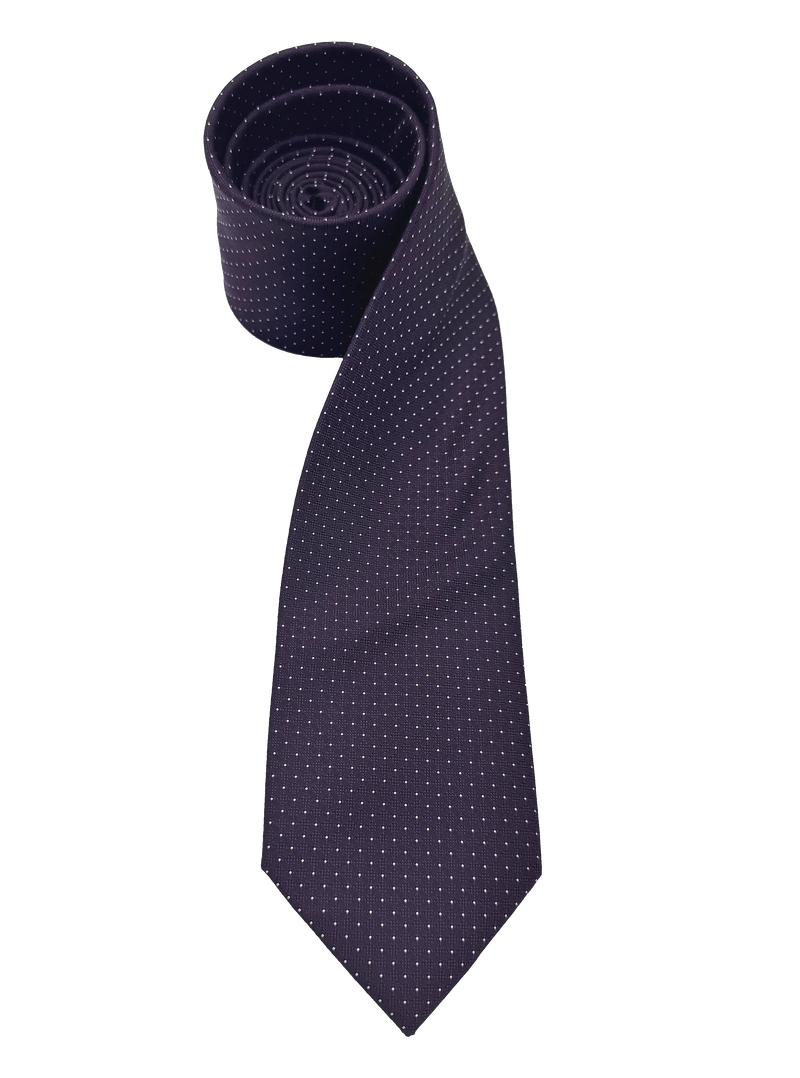 Purple Dotted Tie