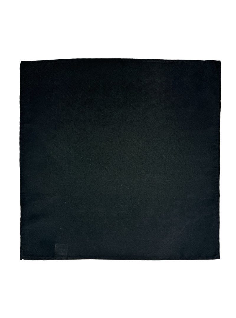 Broadway Black Silk Pocket Square