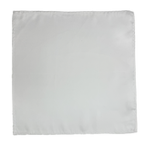 Soho White Pocket Square