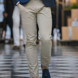 Sand 490 Cotton Stretch Slim Chino