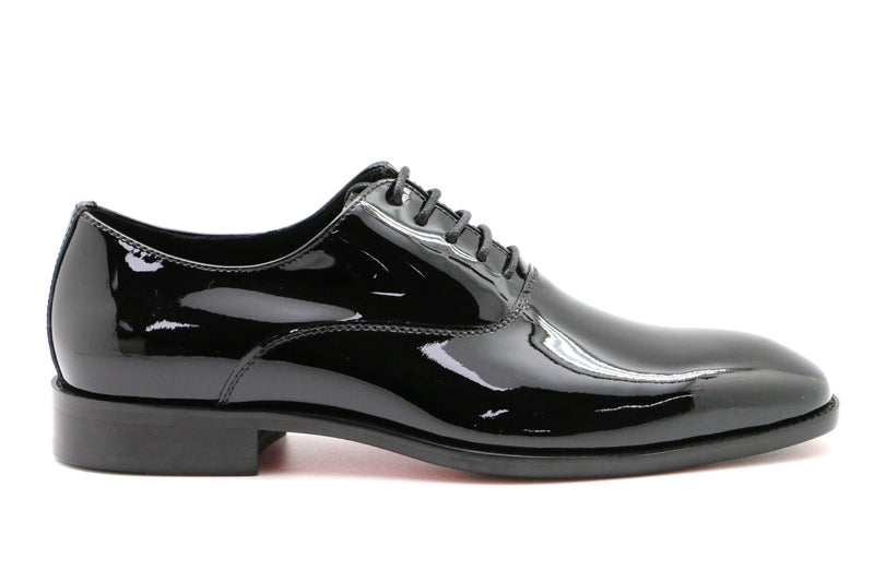 Tristan Black Patent Leather Oxford Shoe