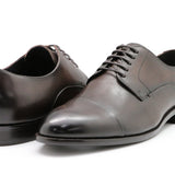 Valencia Brown Leather Derby Shoe