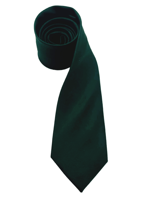 Green Textured Silk Tie