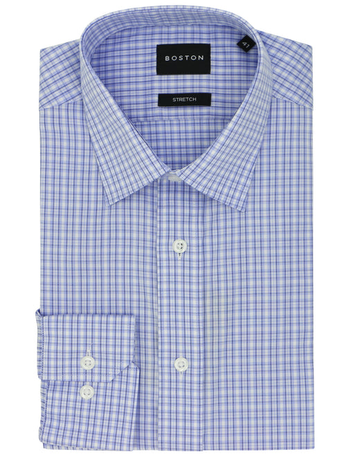 Liberty Business Blue Checked Shirt