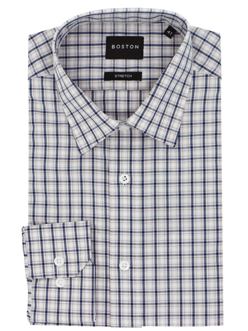 Liberty Business Black Checked Shirt
