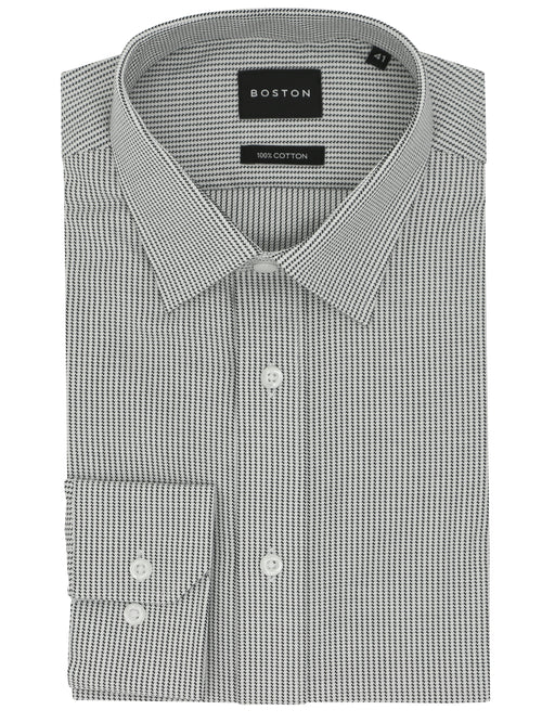 Liberty Business Black Micro Houndstooth Shirt