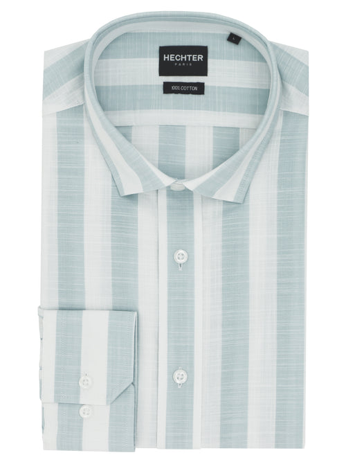 Sel Light Blue Striped Casual Shirt