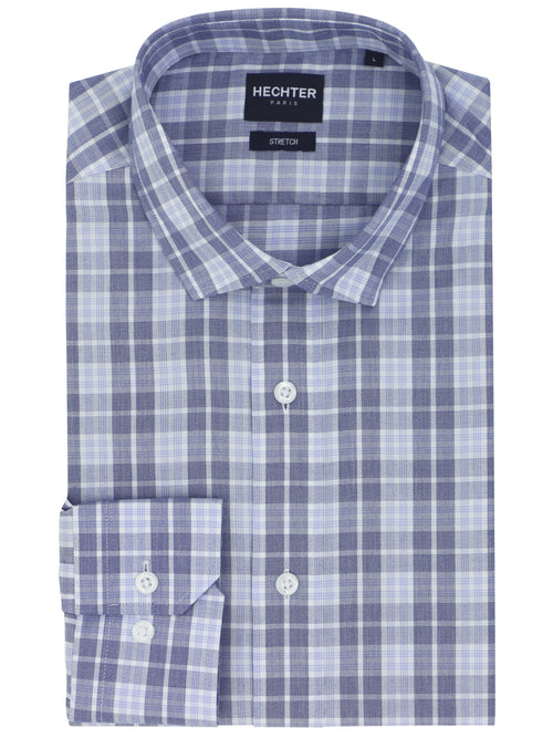 Sel Blue Checked Casual Shirt