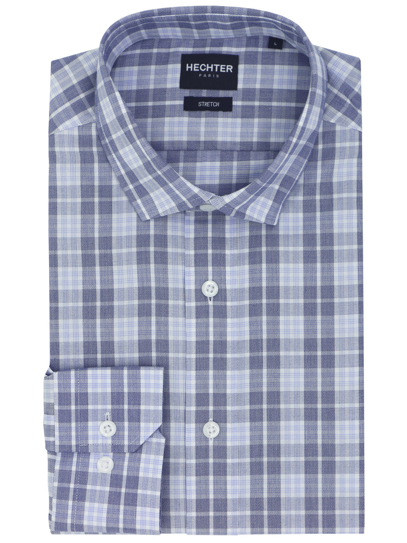 Sel Blue Checked Casual Shirt