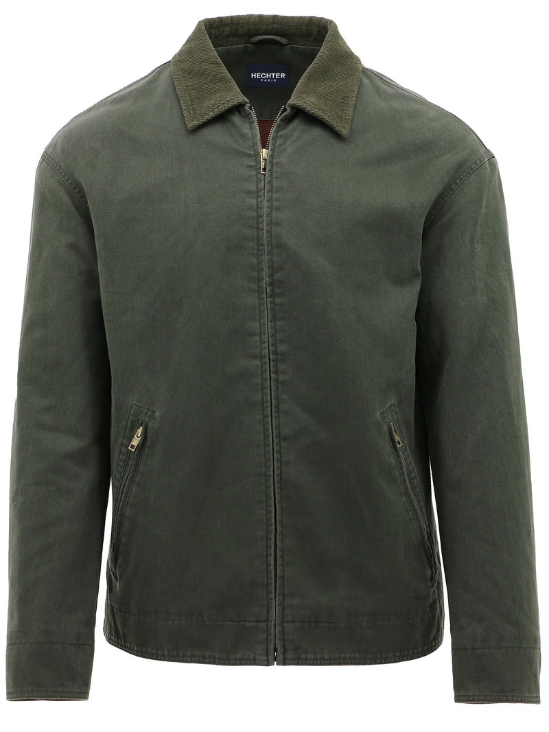 Dinan Green Collar Jacket