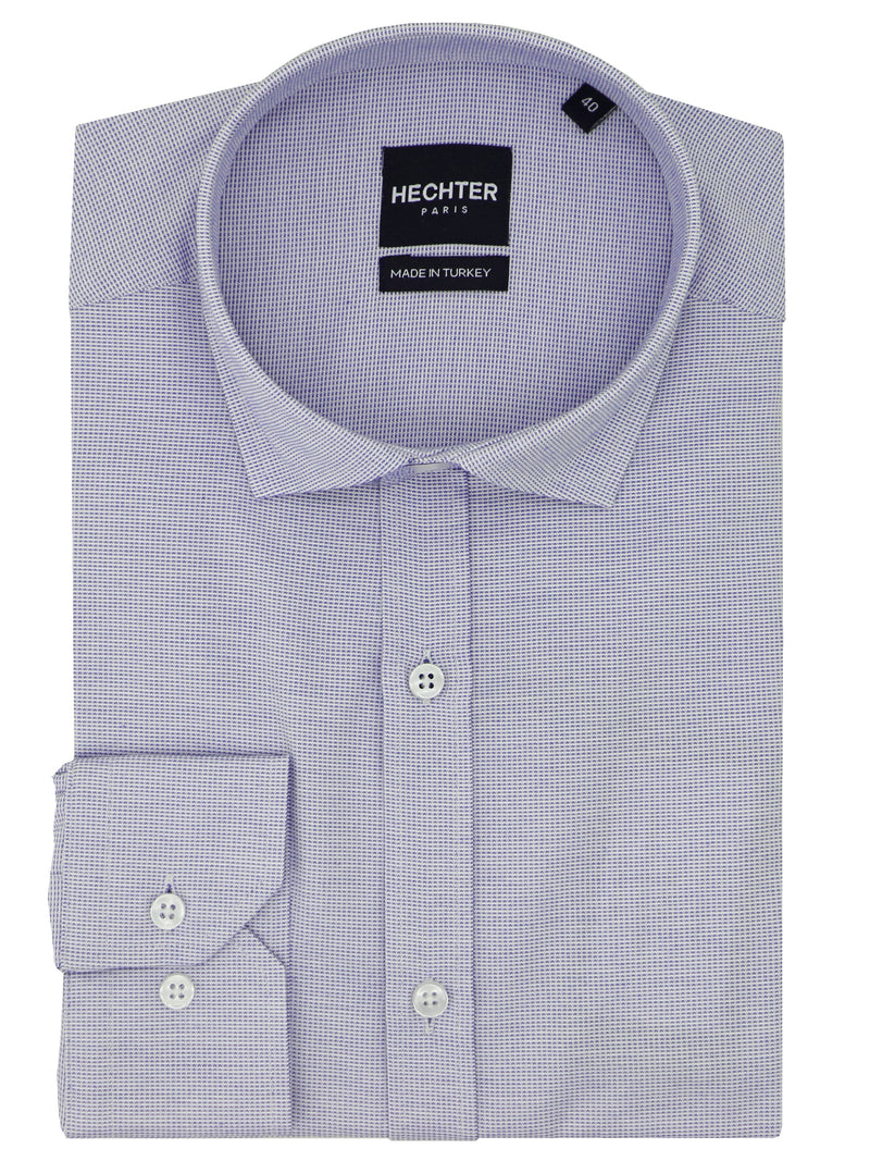 Jacque Business Purple Woven Shirt