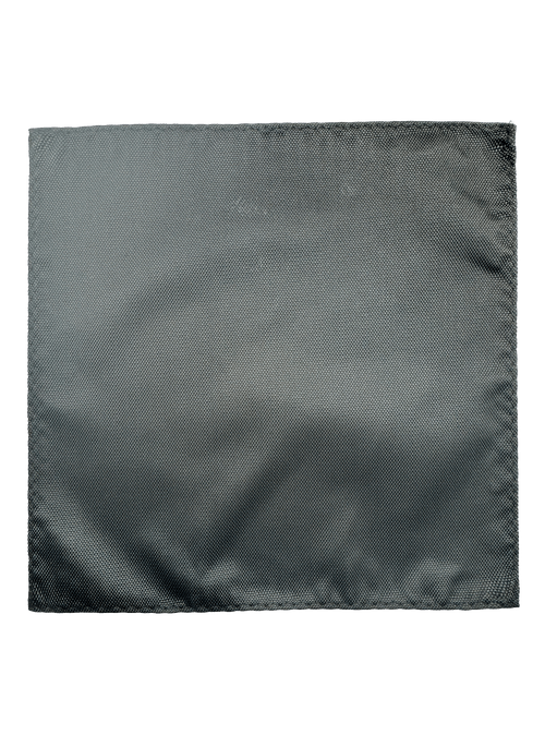 Park Charcoal Self-Textured Pocket Square