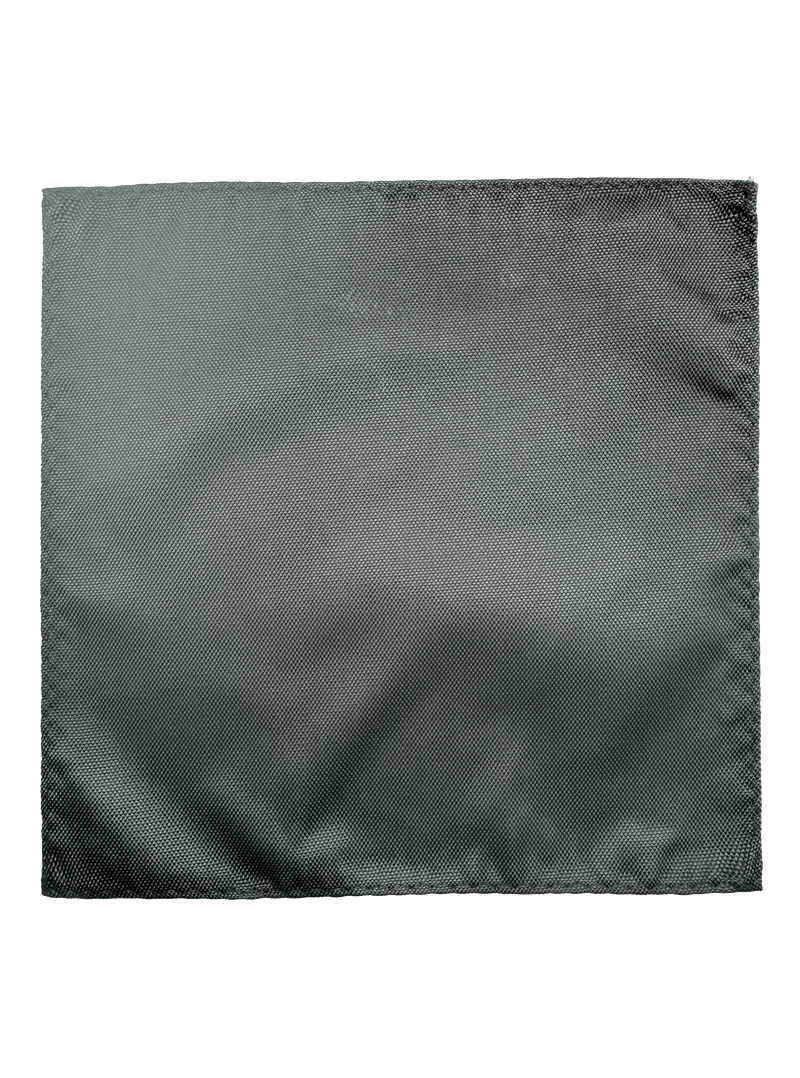 Park Charcoal Self-Textured Pocket Square