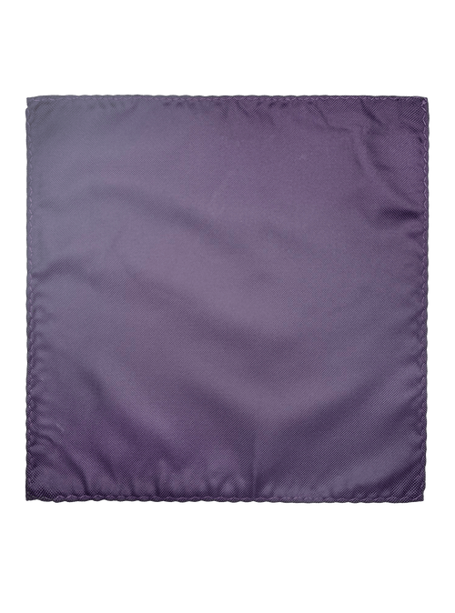 Columbus Purple Self-Textured Pocket Square