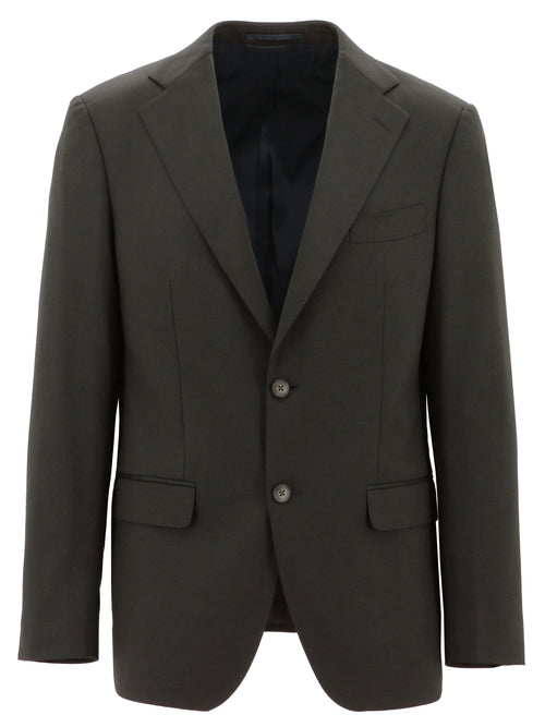 Forli Blake Brown Wool Stretch Suit
