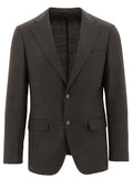 Turin Benson Brown Wool Blend Suit