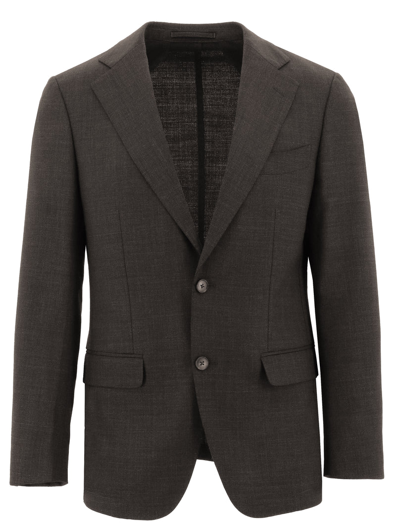 Turin Benson Brown Wool Blend Suit