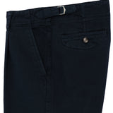 Milo Navy Side Tab Cotton Chino