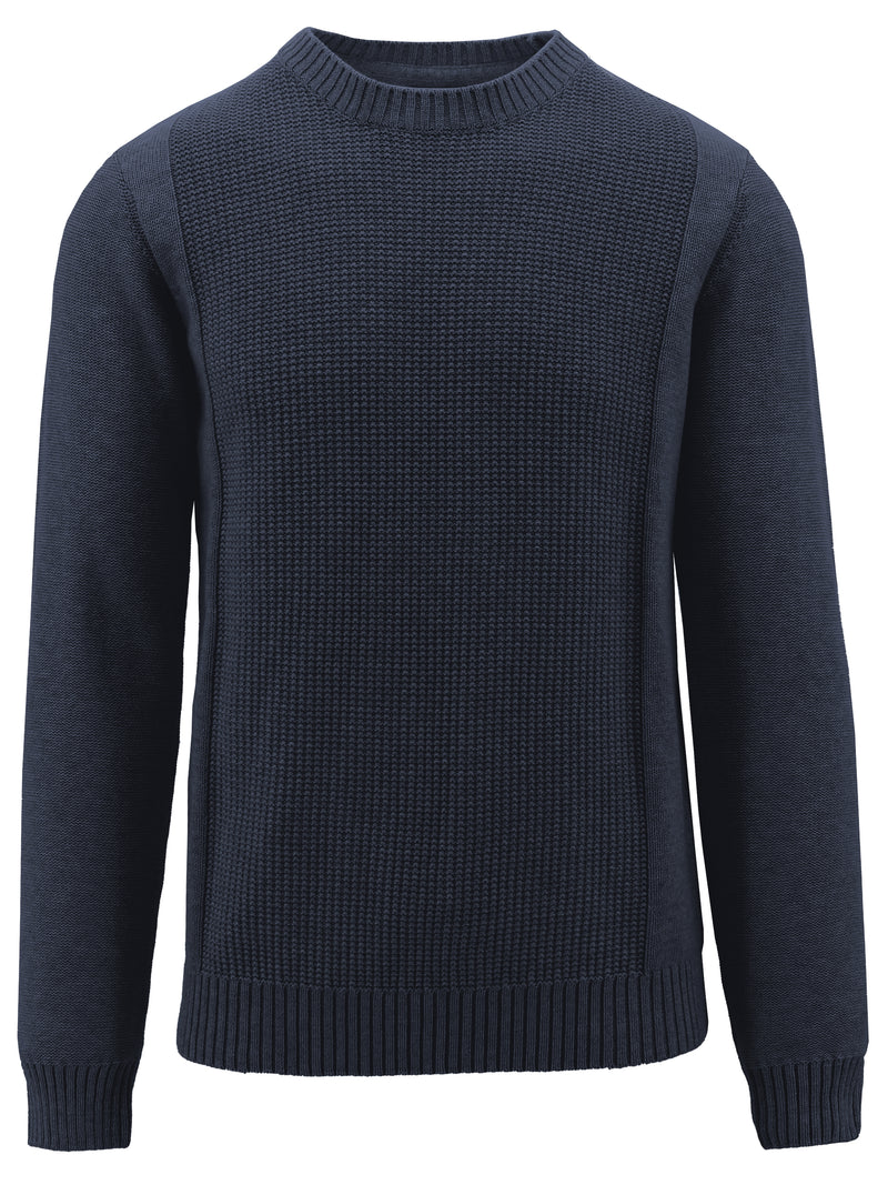 Michael Navy Crew Knit Jumper