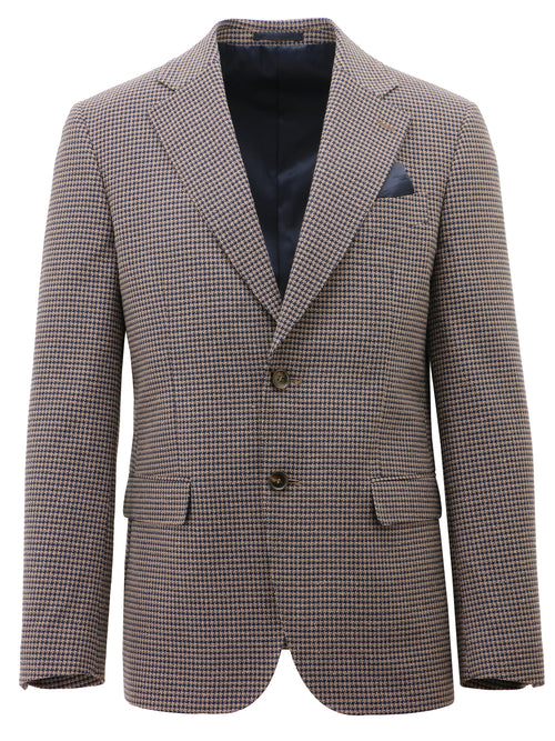 Forli Brown Houndstooth Sports Jacket
