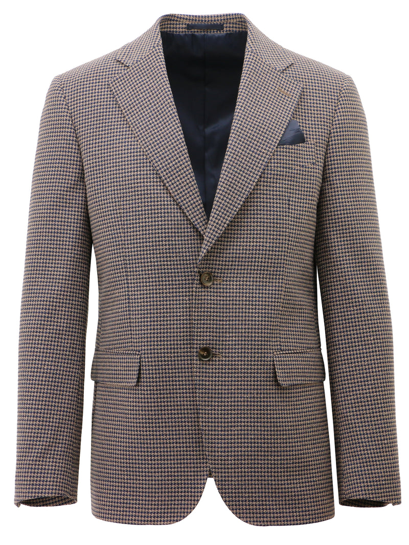 Forli Brown Houndstooth Sports Jacket