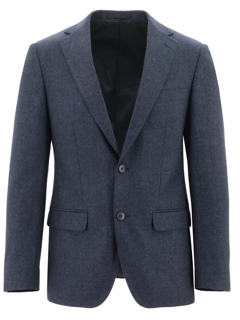 Lazio Navy Wool Blend Sports Jacket