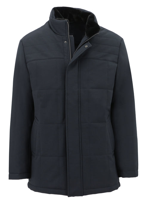 Jeremy Navy Quilted Jacket