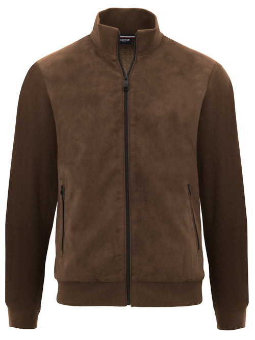 Rowan Brown Microsuede Jacket